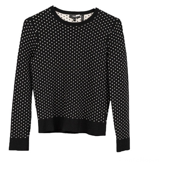 Theory Mini Polka dot sweater size M - Picture 2 of 12